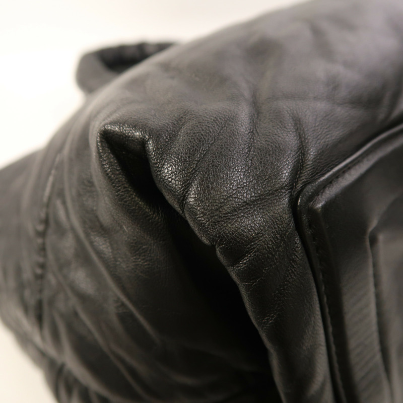 CHANEL 牛皮皮革Coco Cocoon銀扣手挽袋-11