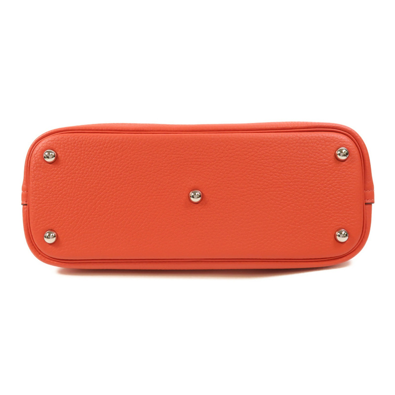 HERMES Clemence皮革Bolide 31銀扣手挽肩背兩用袋Rose Jaipur-3
