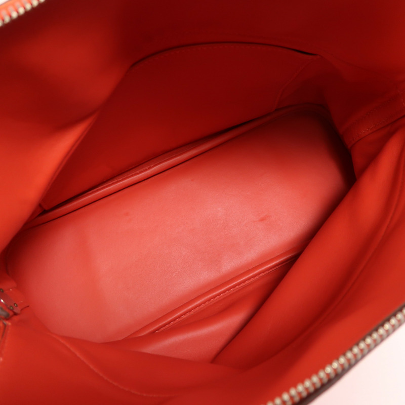 HERMES Clemence皮革Bolide 31銀扣手挽肩背兩用袋Rose Jaipur-4