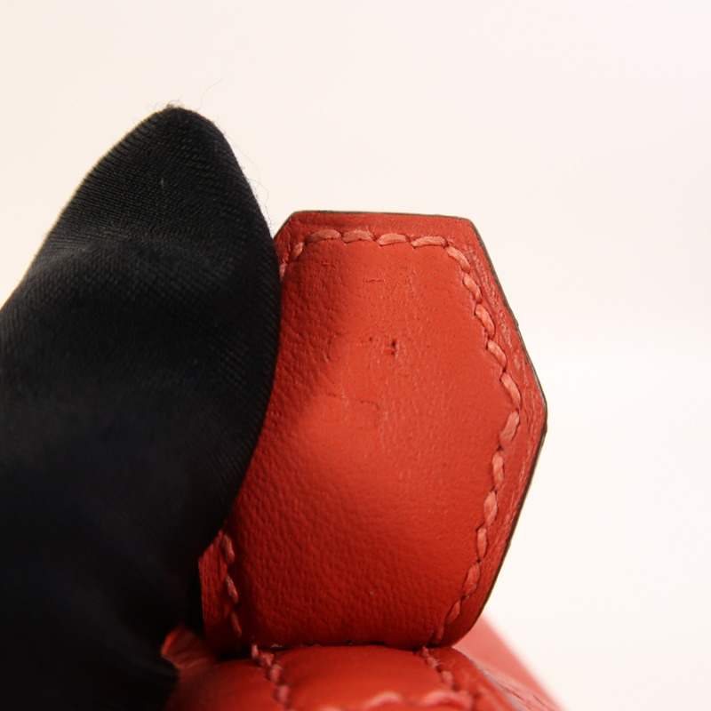 HERMES Clemence皮革Bolide 31銀扣手挽肩背兩用袋Rose Jaipur-6