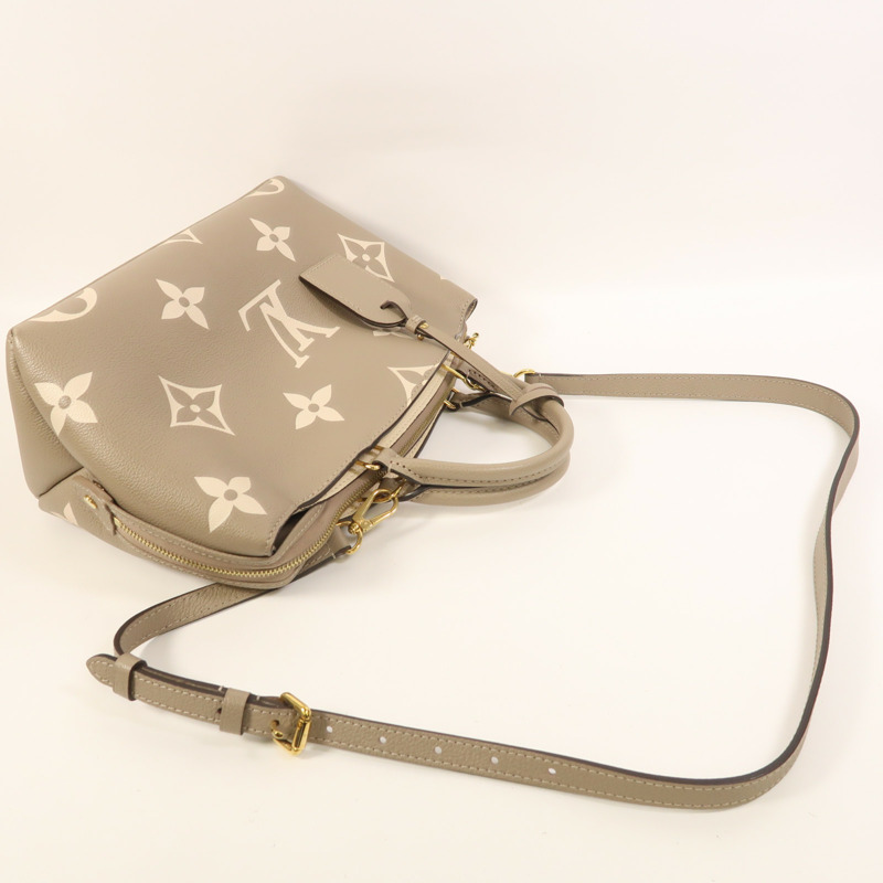LOUIS VUITTON Monogram Empreinte Petit Palais金扣手挽肩背兩用袋-6