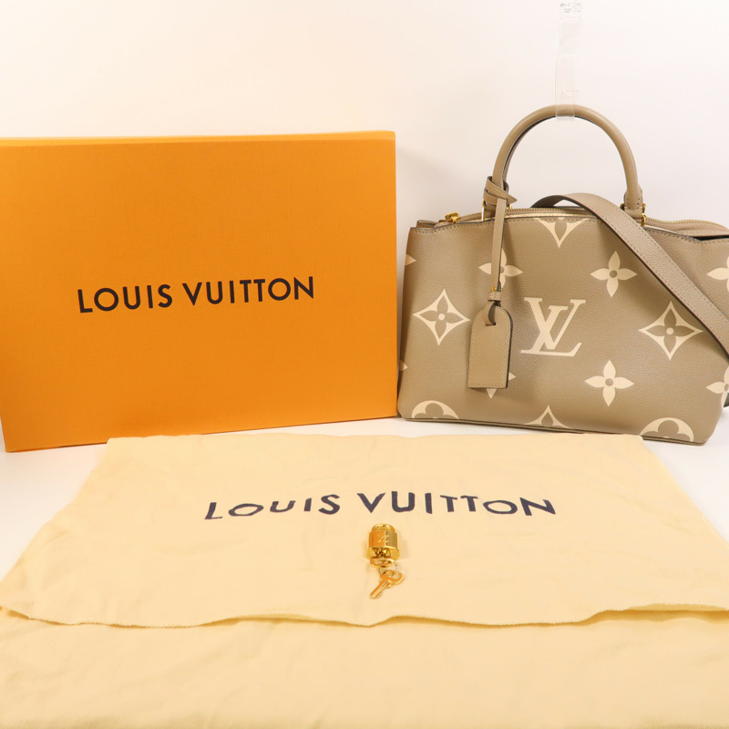 LOUIS VUITTON Monogram Empreinte Petit Palais金扣手挽肩背兩用袋-7