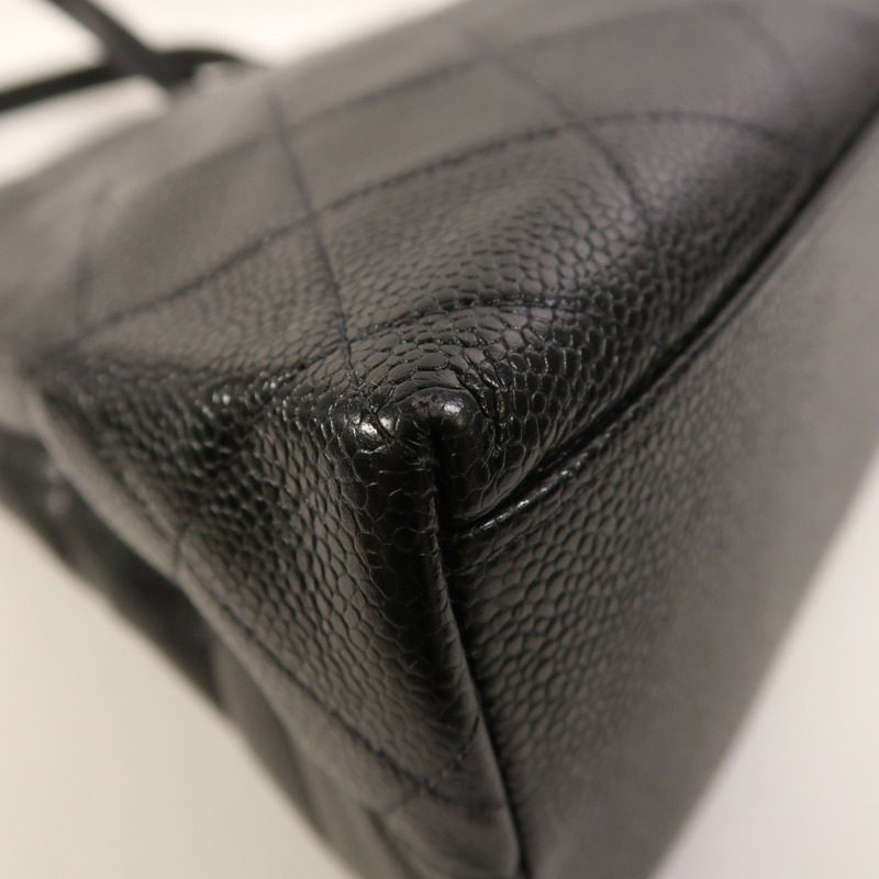 CHANEL 牛皮皮革Vintage Tote Bag金扣肩背袋-15