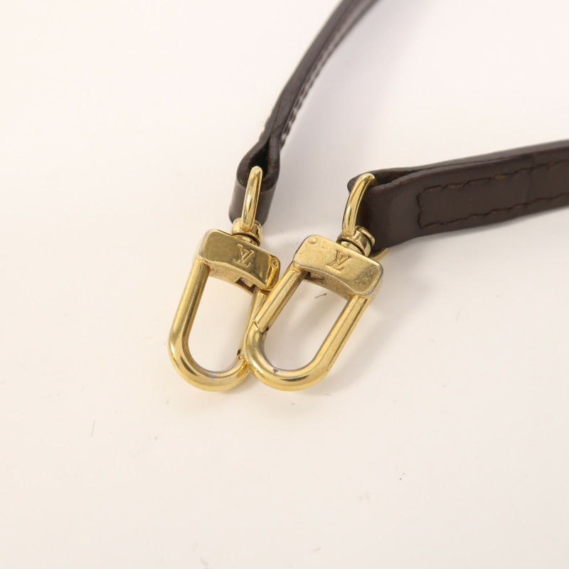 LOUIS VUITTON Damier Eva金扣手挽肩背兩用袋棕色-15