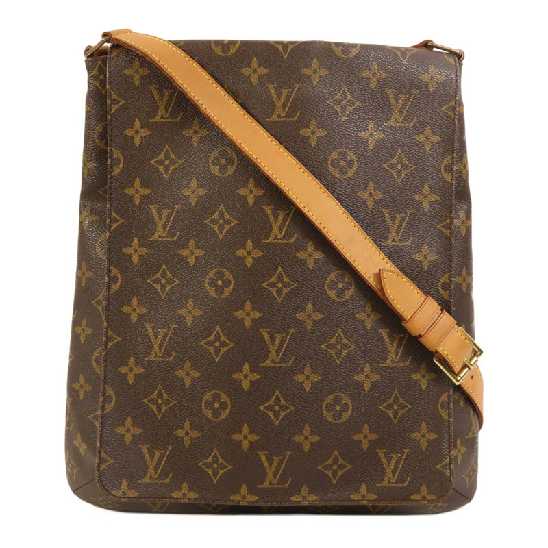LOUIS VUITTON Monogram Musette金扣肩背袋-0