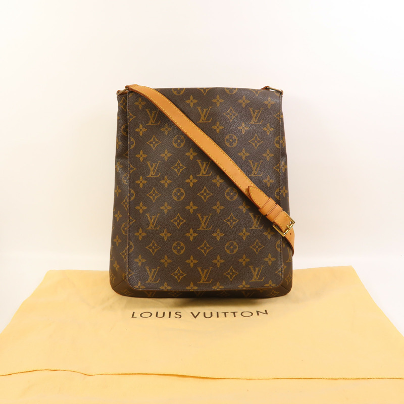 LOUIS VUITTON Monogram Musette金扣肩背袋-8