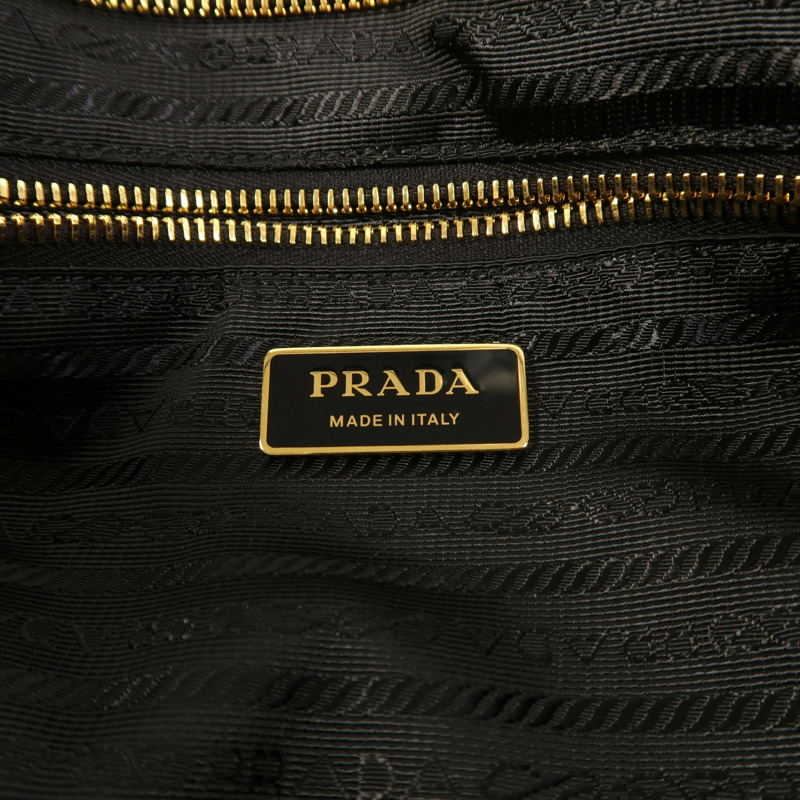 PRADA 牛皮皮革Bonnie Large金扣手挽肩背兩用袋-5