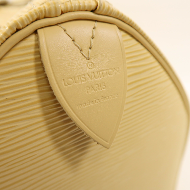 LOUIS VUITTON Epi Speedy 25金扣手挽袋-5