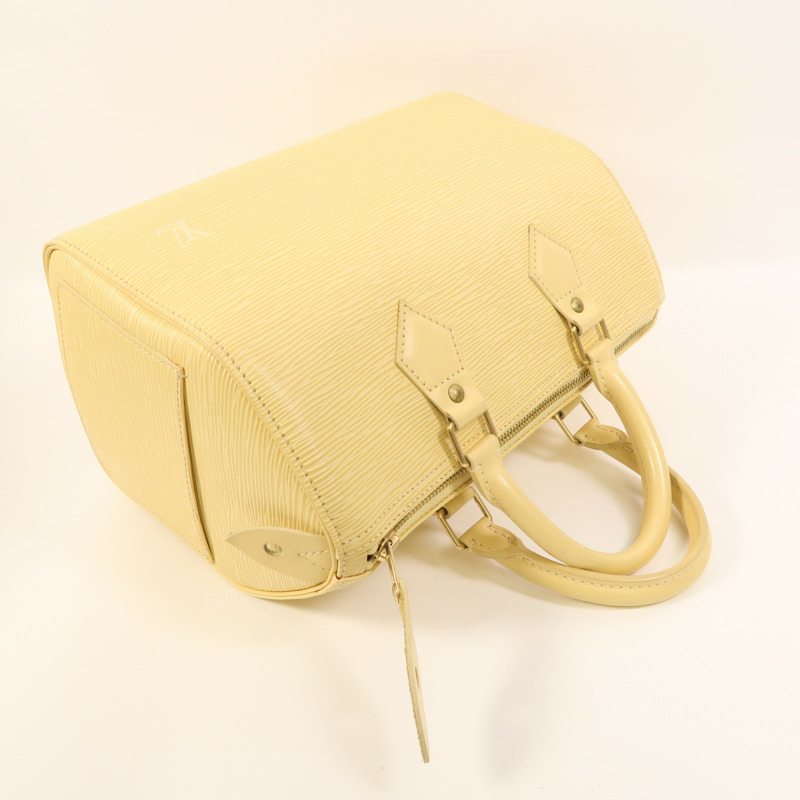 LOUIS VUITTON Epi Speedy 25金扣手挽袋-7