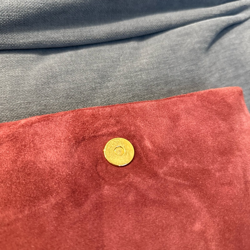 Gucci麂皮雙G斜挎包-12