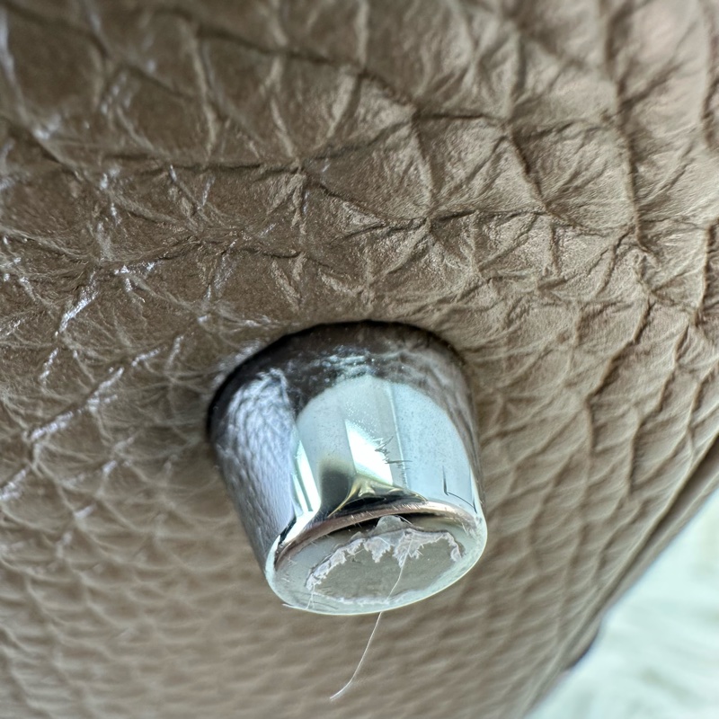 HERMES PICOTIN 22 大象灰銀扣菜籃子 U Stamp-7