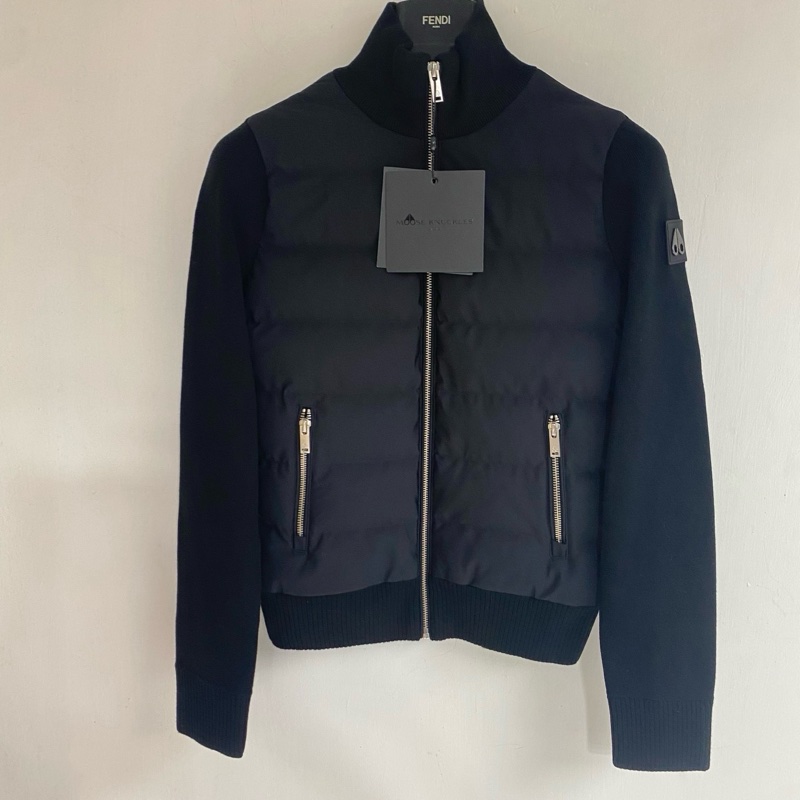 Moose Knuckles -女款 針織拼接羽絨#XS S 好價💰-0