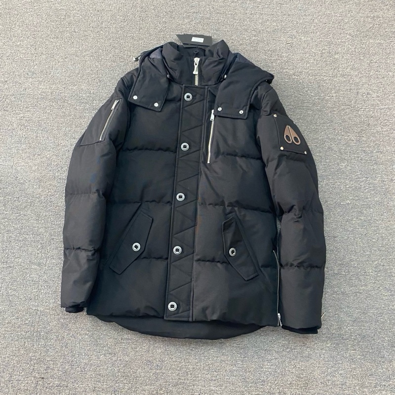 Moose Knuckles -男款 3Q 毛領連帽羽絨服 #S M 好價-0