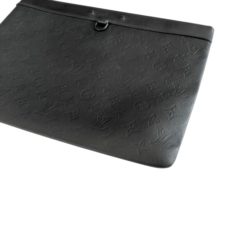 LOUIS VUITTON Shadow Discovery 老花壓紋 手包-7