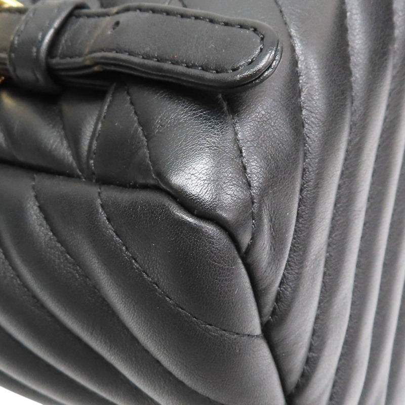 黑色 牛皮 Urban Spirit 後背包 金釦【CHANEL 香奈兒】 A91121-12