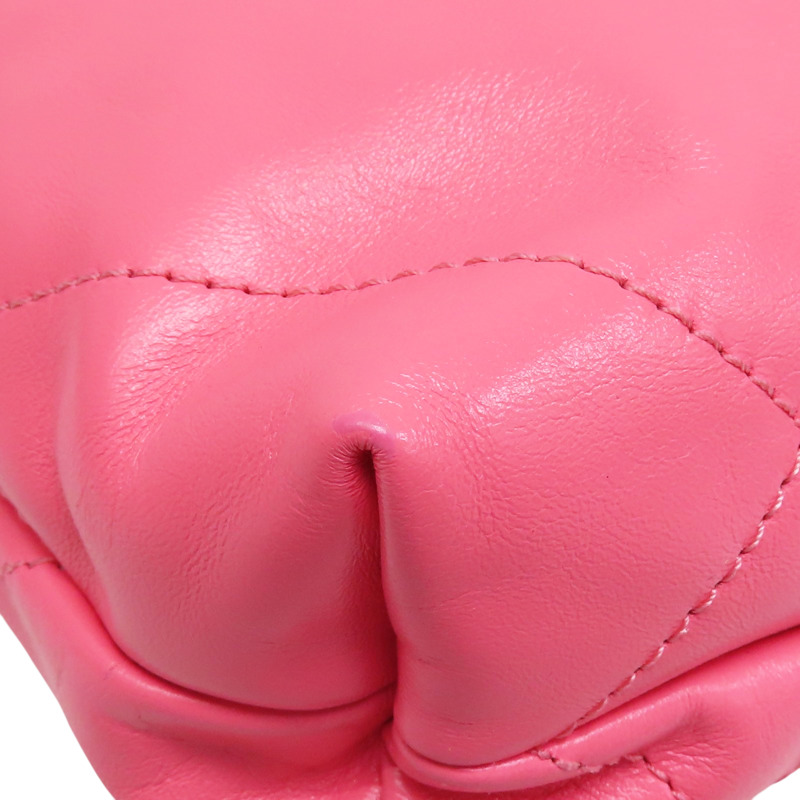 粉色 牛皮 22 mini 鏈帶肩背包【CHANEL 香奈兒】 AS3980-10