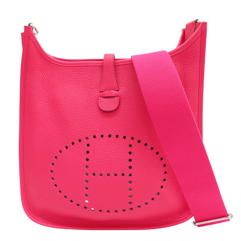 極緻粉 TC牛皮 Evelyne III 29 肩背包 D刻【HERMES 愛馬仕】 H056277CK-0