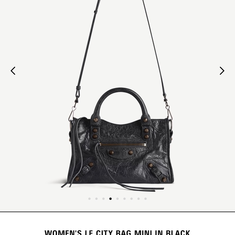 BALENCIAGA WOMEN'S LE CITY BAG MINI IN BLACK超過20年熱度不減持續翻紅🖤-14