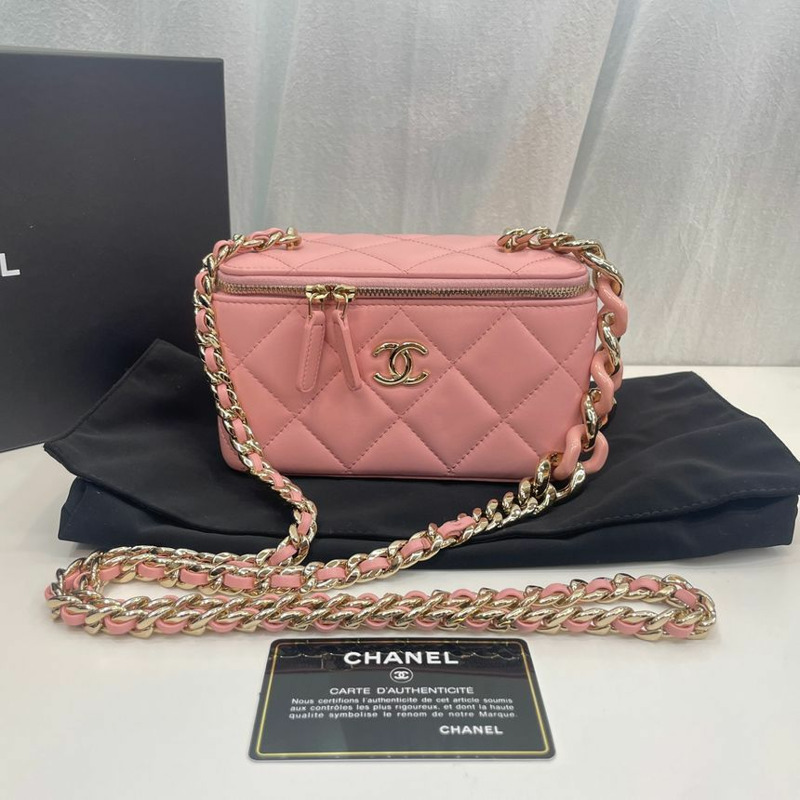 【包稅】CHANEL 鏈條化妝包斜背包（31）-0