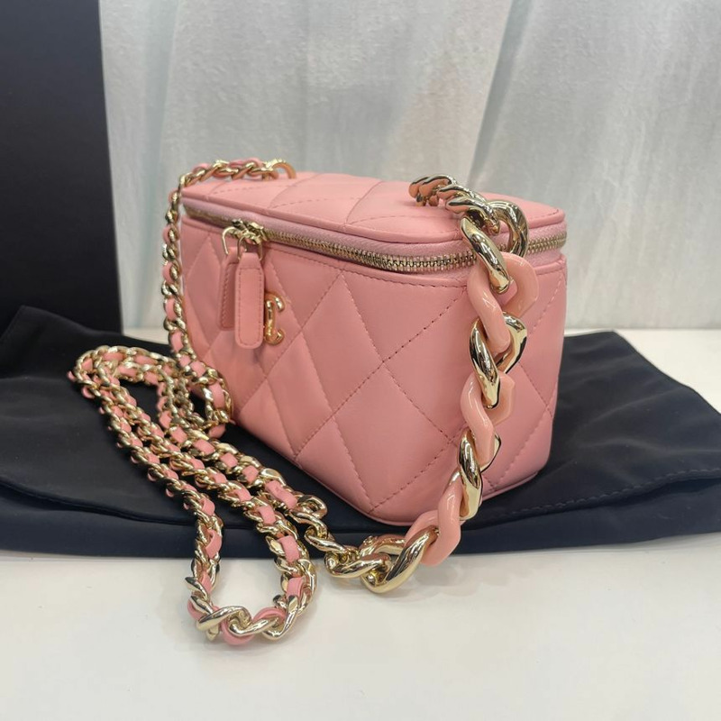 【包稅】CHANEL 鏈條化妝包斜背包（31）-3