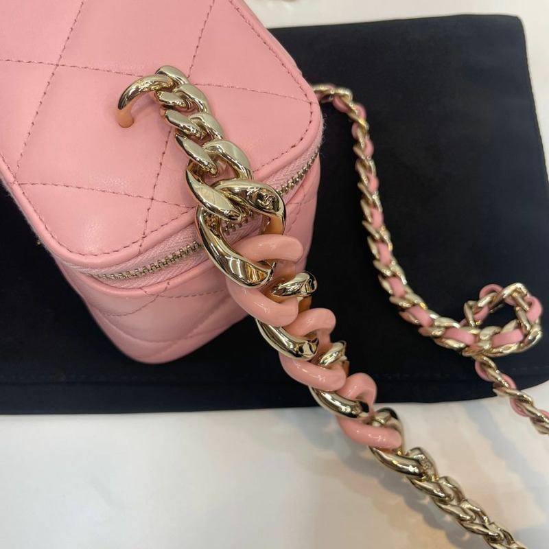 【包稅】CHANEL 鏈條化妝包斜背包（31）-7