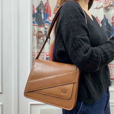 Valentino Garavani華倫天奴 真皮兩用包 斜背包 腋下包 義大利製