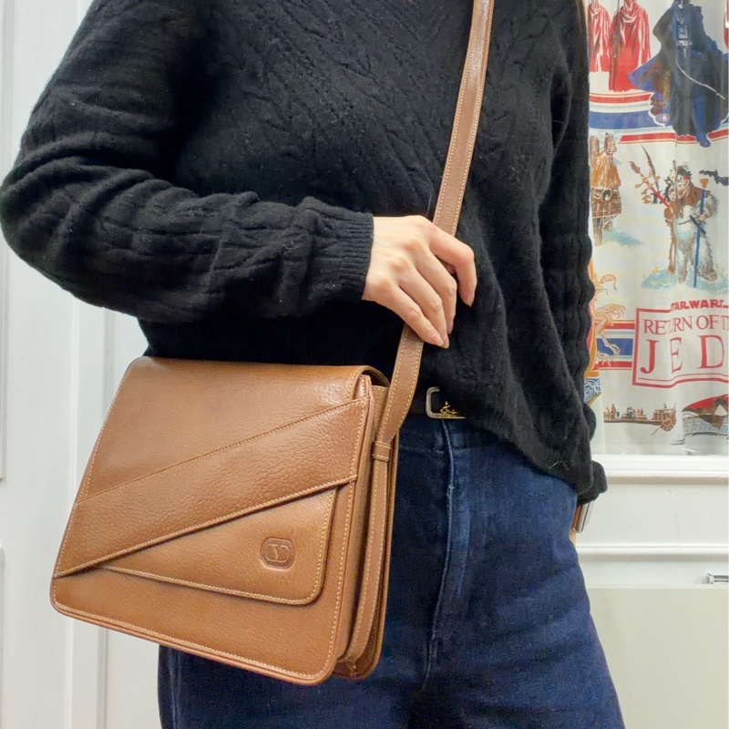 Valentino Garavani華倫天奴 真皮兩用包 斜背包 腋下包 義大利製-2