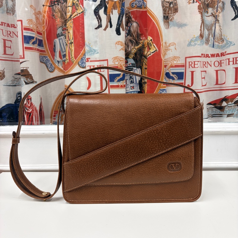 Valentino Garavani華倫天奴 真皮兩用包 斜背包 腋下包 義大利製-3