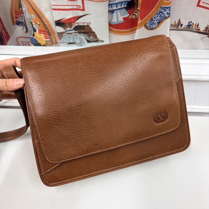 Valentino Garavani華倫天奴 真皮兩用包 斜背包 腋下包 義大利製-4