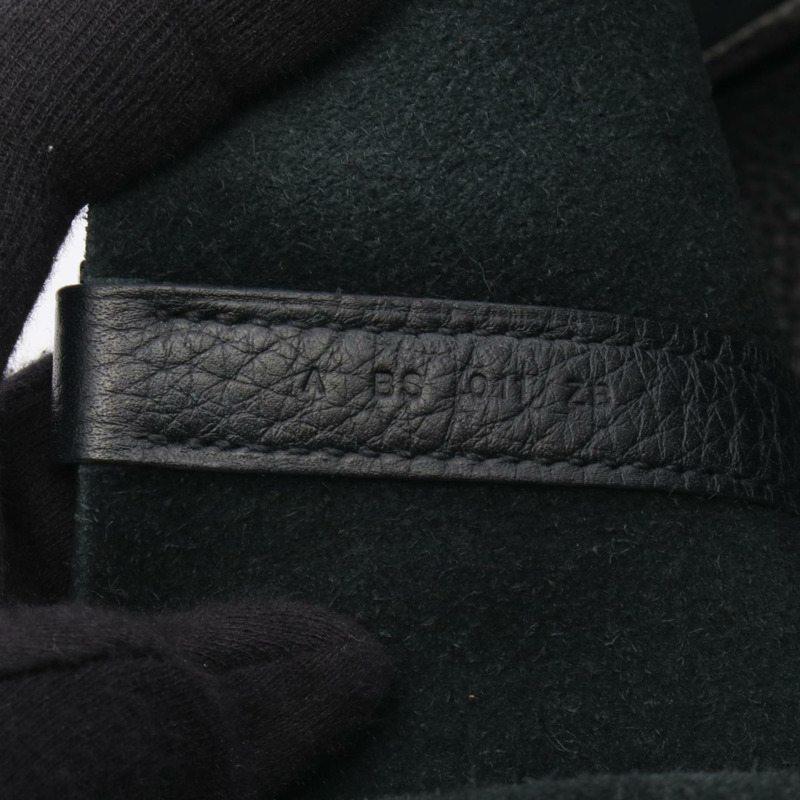 Hermes Hermès Picotin Lock MM 手提包，Taurillon Clemence 皮革，黑色。-4