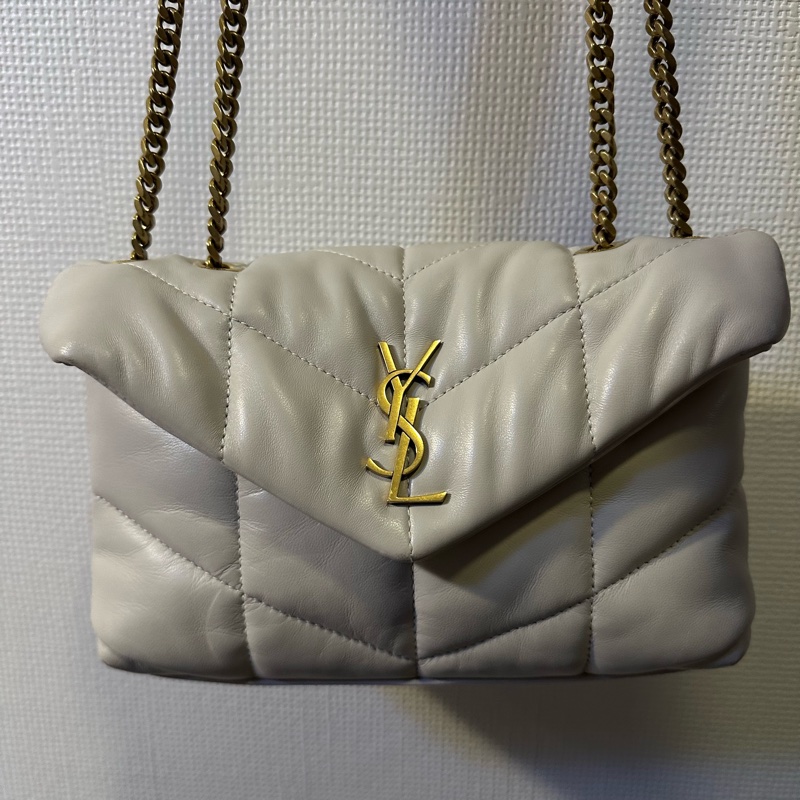 YSL PUFFER TOY羊皮革手袋-0