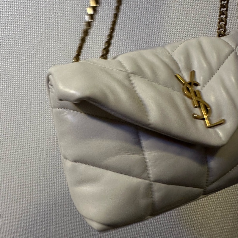YSL PUFFER TOY羊皮革手袋-2