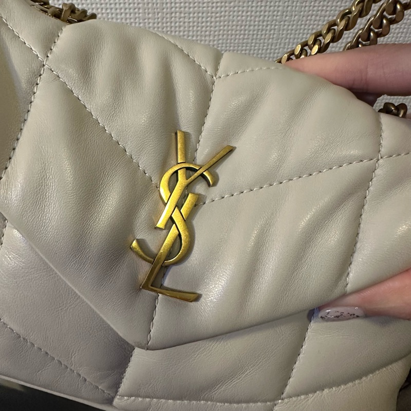 YSL PUFFER TOY羊皮革手袋-6