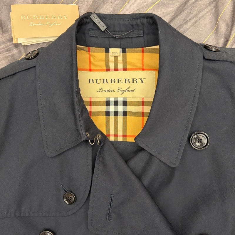 {年前限時清衣櫥啦！｝Burberry 短大衣 男款 52號 全新-2