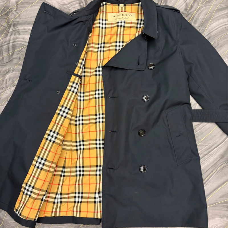 {年前限時清衣櫥啦！｝Burberry 短大衣 男款 52號 全新-3