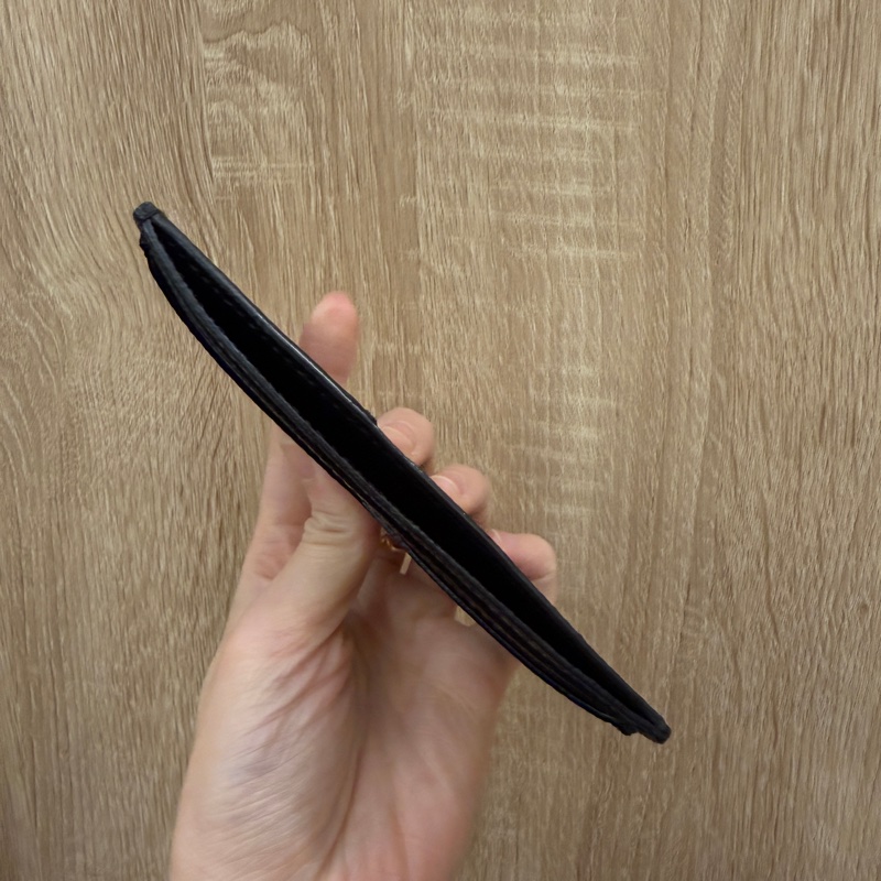 LV 原花拼黑牛皮Neo卡夾M60166-3