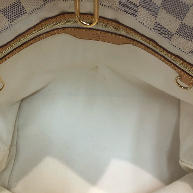 LV 白色棋盤格 PM Size Tote 海軍藍色織布肩帶XC175-20