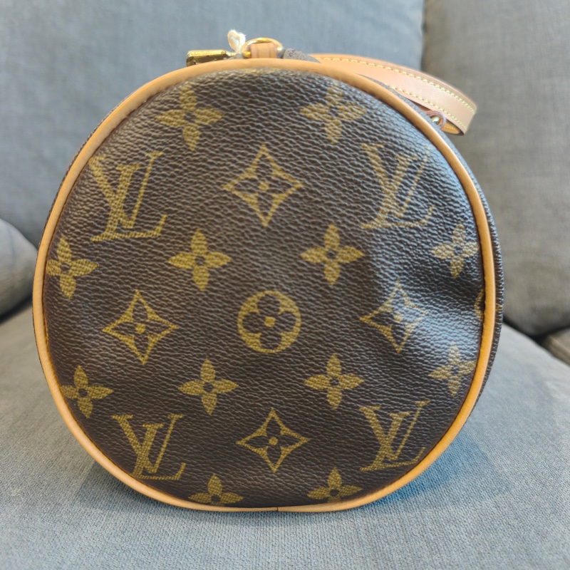 LOUIS VIUTTON 路易威登  Papillon 30 大號 老花色 男女通用 塗層帆布 手提包-2