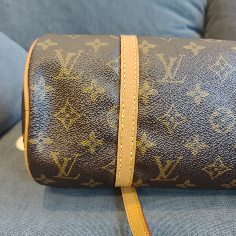 LOUIS VIUTTON 路易威登  Papillon 30 大號 老花色 男女通用 塗層帆布 手提包-5