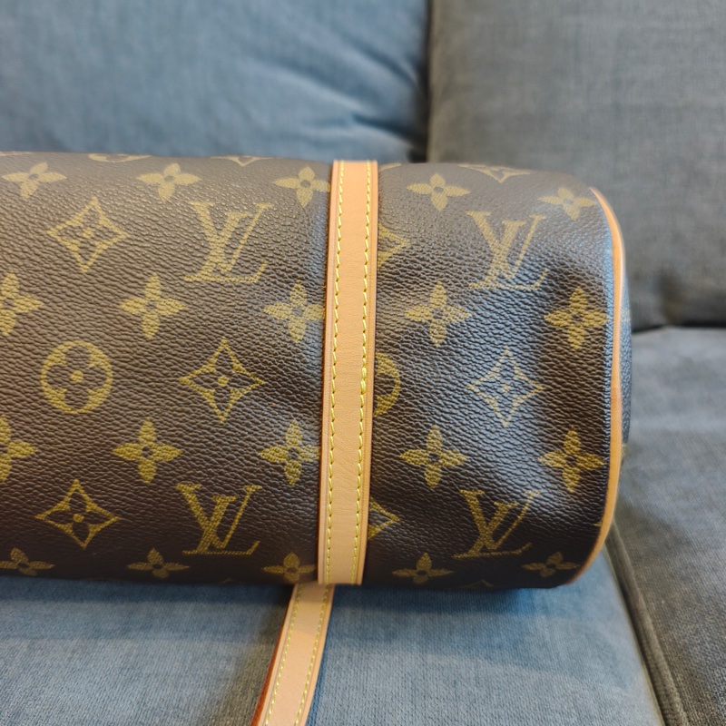 LOUIS VIUTTON 路易威登  Papillon 30 大號 老花色 男女通用 塗層帆布 手提包-6