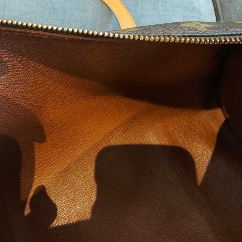 LOUIS VIUTTON 路易威登  Papillon 30 大號 老花色 男女通用 塗層帆布 手提包-10