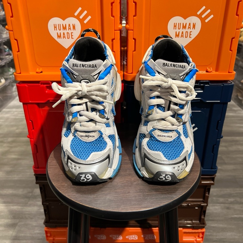 巴黎世家 Runer 藍白Eu39-3