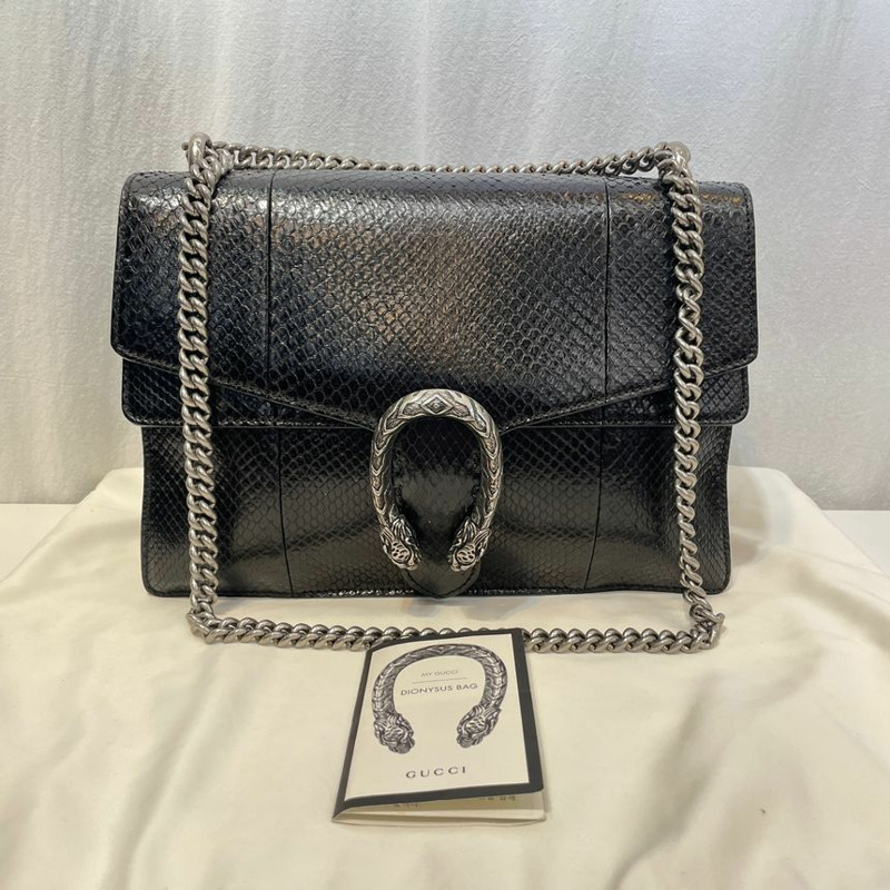 【包稅】GUCCI Dionysus Python 單肩包 400235-0