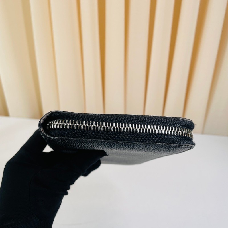 LV/路易威登  Zippy系列 經典黑色棋盤格錢包手拿包 內裡卡槽豐富 實用便捷-4