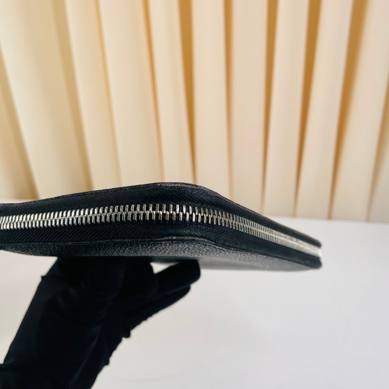 LV/路易威登  Zippy系列 經典黑色棋盤格錢包手拿包 內裡卡槽豐富 實用便捷-10