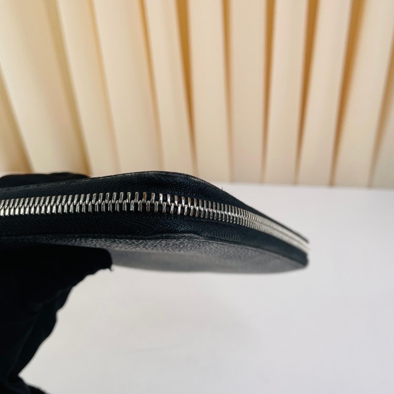 LV/路易威登  Zippy系列 經典黑色棋盤格錢包手拿包 內裡卡槽豐富 實用便捷-17