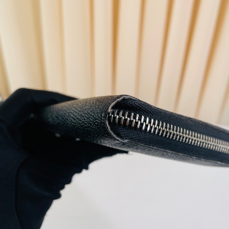 LV/路易威登  Zippy系列 經典黑色棋盤格錢包手拿包 內裡卡槽豐富 實用便捷-19