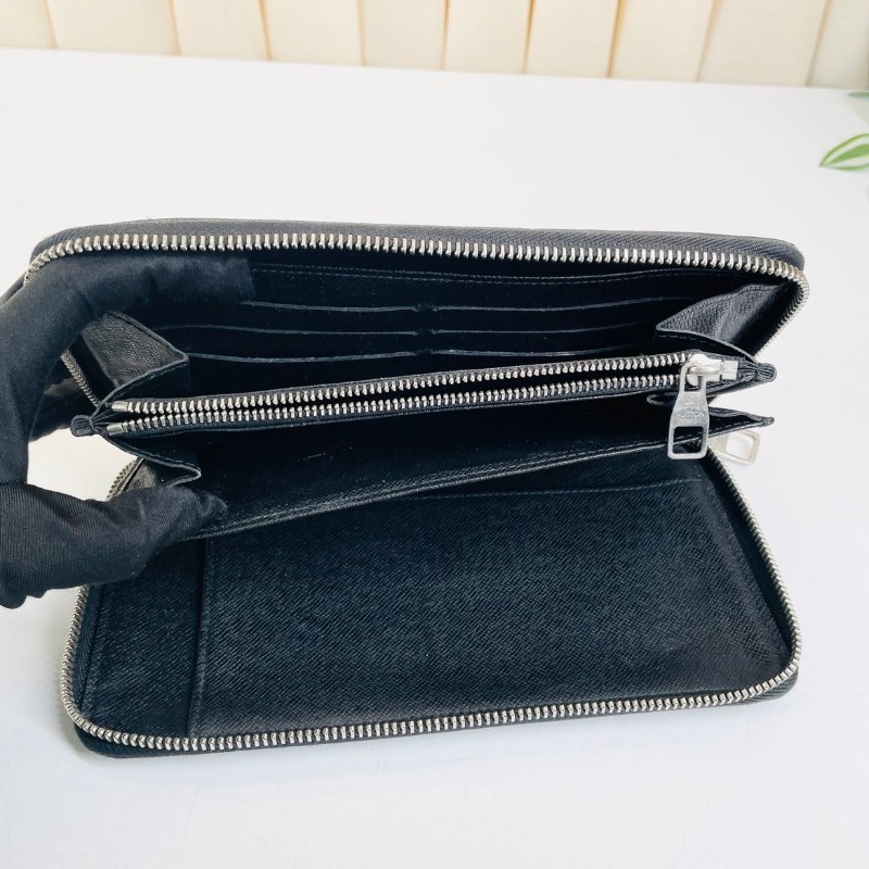 LV/路易威登  Zippy系列 經典黑色棋盤格錢包手拿包 內裡卡槽豐富 實用便捷-20