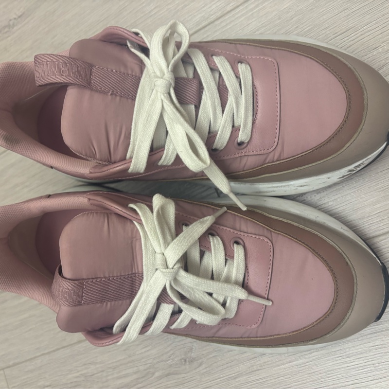 現貨商品 二手商品 Hermes 台灣愛馬仕特賣會購入 尺寸38.5 粉色運動休閒鞋-15