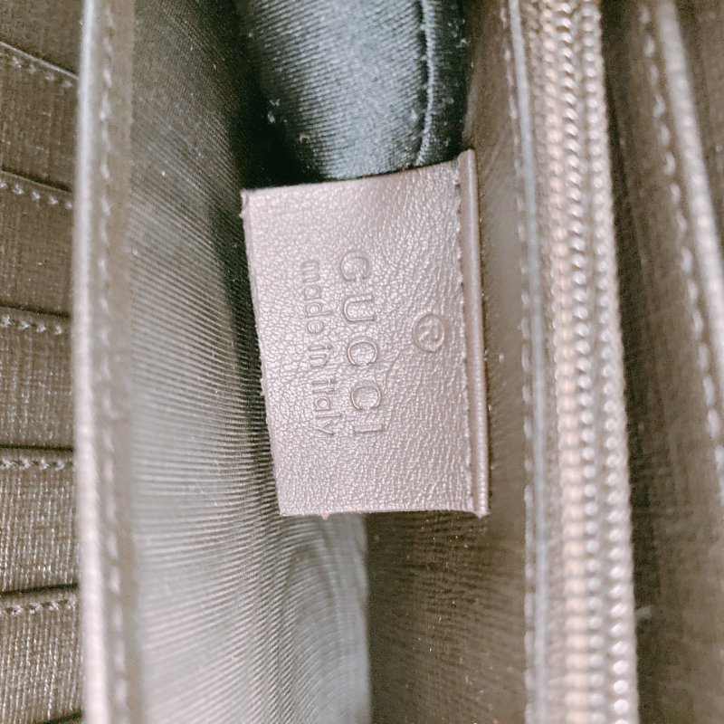 MS0500 Gucci 古馳 經典老花 帆布 拉鍊錢包 棕色 金扣 GG Supreme Zip Around Long Wallet Canvas Brown x GHW-13